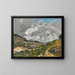 Bergen in de omgeving van Nice - Eugène Boudin — ingelijst kunstwerk aan de muur