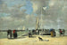 op de pier - Eugène Boudin — weergave van het kunstwerk