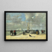 op de pier - Eugène Boudin — ingelijst kunstwerk aan de muur
