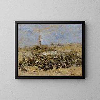 Eugne Boudin - Pardon of SteAnneLaPalud.webp