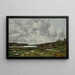 Landschap uit Bretagne - Eugène Boudin — ingelijst kunstwerk aan de muur