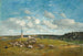 Landschap rondom Deauville - Eugène Boudin — weergave van het kunstwerk
