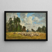 Landschap Normandië - Eugène Boudin — ingelijst kunstwerk aan de muur