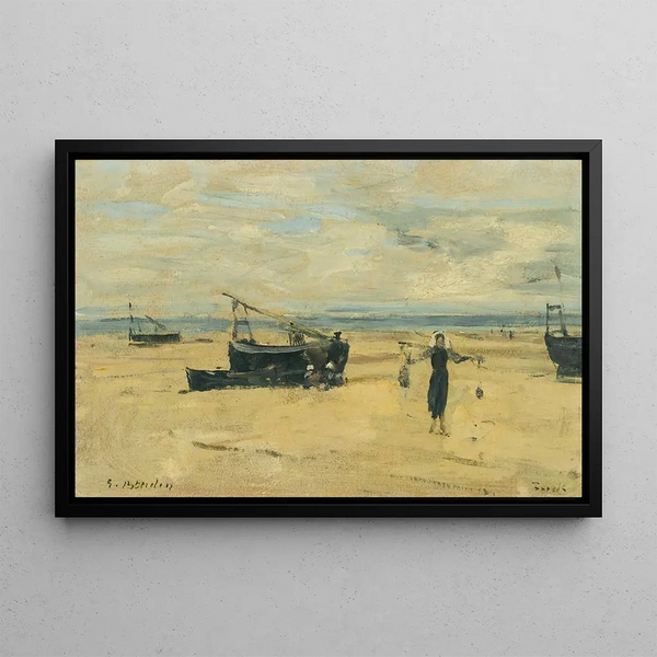 Eugne Boudin - Plages Echouees.webp