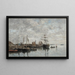 Portrieux de haven - Eugène Boudin — ingelijst kunstwerk aan de muur