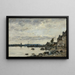Rivage breton - Eugène Boudin — ingelijst kunstwerk aan de muur
