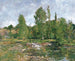 Saint-Cénery en de vijver - Eugène Boudin — weergave van het kunstwerk