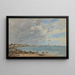 Saint-Vaast-la-Hougue La Baie - Eugène Boudin — ingelijst kunstwerk aan de muur