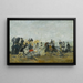 Strandscène in Trouville - Eugène Boudin — ingelijst kunstwerk aan de muur