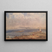 Maritiem landschap in Bretagne - Eugène Boudin — ingelijst kunstwerk aan de muur