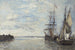 Uitvaart - Eugène Boudin — weergave van het kunstwerk