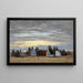 La Plage à Villerville - Eugène Boudin — ingelijst kunstwerk aan de muur