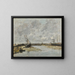 Trouville, de steigers bij laag water - Eugène Boudin — ingelijst kunstwerk aan de muur