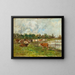 Koeien op de weide - Eugène Boudin — ingelijst kunstwerk aan de muur