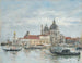Venetië, de Salute, de Douane - Eugène Boudin — weergave van het kunstwerk