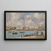 Venetië San Giorgio - Eugène Boudin — ingelijst kunstwerk aan de muur