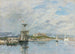 van Vue du port d'Antibes, le quai le matin - Eugène Boudin — weergave van het kunstwerk