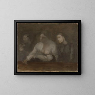 Eugne Carriere - A Family.webp