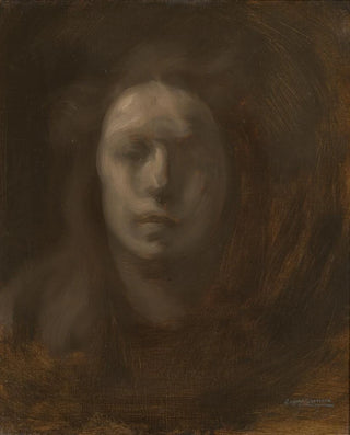 Eugne Carriere - Girl with her Hair Down.webp