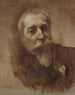 Portret van Anatole France 1844-1924 schrijver - Eugène Carrière — weergave van het kunstwerk
