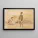 Marokkaanse landschappen op het platteland - Eugène Delacroix — ingelijst kunstwerk aan de muur