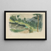 Sentier sur le flanc d'une montagne, Eaux-Bonnes, les Pyrénées - Eugène Delacroix — ingelijst kunstwerk aan de muur