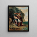 Selim en Zuleika - Eugène Delacroix — ingelijst kunstwerk aan de muur