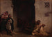 Rue à Meknès - Eugène Delacroix — weergave van het kunstwerk
