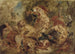 De jacht op de leeuw - Eugène Delacroix — weergave van het kunstwerk
