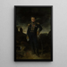 Portret van generaal Joseph-Léopold Sigisbert Hugo - Eugène Devéria — ingelijst kunstwerk aan de muur