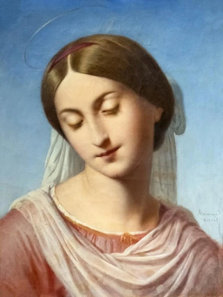 Eugne Emmanuel Amaury Duval - Tte de Vierge.webp