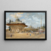 De fontein van Sultan Ahmed III in Constantinopel - Eugène Flandin — ingelijst kunstwerk aan de muur