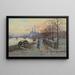Aan de kade - Eugène Galien-Laloue — ingelijst kunstwerk aan de muur