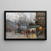 Boulevard animé Paris - Eugène Galien-Laloue — ingelijst kunstwerk aan de muur