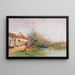 Lentedag aan de rand van de beek - Eugène Galien-Laloue — ingelijst kunstwerk aan de muur