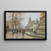La fontaine du Palmier, place du Châtelet - Eugène Galien-Laloue — ingelijst kunstwerk aan de muur