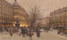 Le Boulevard vers le Pont - Eugène Galien-Laloue — weergave van het kunstwerk