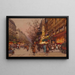 van Les Grands Boulevards nabij het Théâtre des Variétés - Eugène Galien-Laloue — ingelijst kunstwerk aan de muur