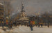 van Place de la République (Conflit de Cas) - Eugène Galien-Laloue — weergave van het kunstwerk