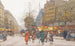 van het Theater van het Gymnase, boulevard de Bonne-Nouvelle - Eugène Galien-Laloue — weergave van het kunstwerk
