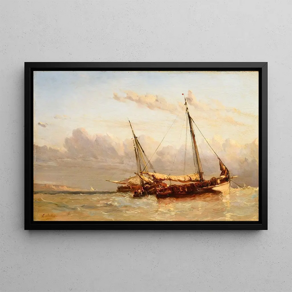 Eugne Isabey - Barques de pche.webp