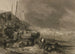 Het strand - Eugène Isabey — weergave van het kunstwerk