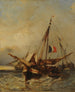 Marina - Eugène Isabey — weergave van het kunstwerk
