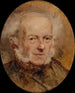Portret van de schilder Jean-Baptiste Isabey, vader van de kunstenaar - Eugène Isabey — weergave van het kunstwerk
