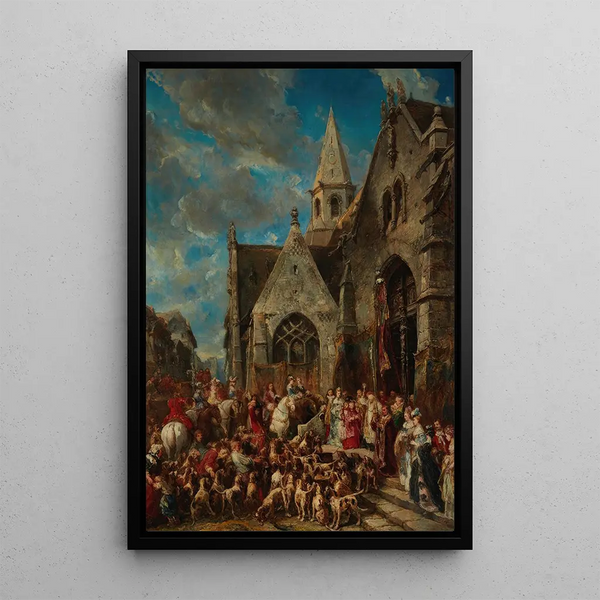 Eugne Isabey - St Huberts day (Case Conflict).webp