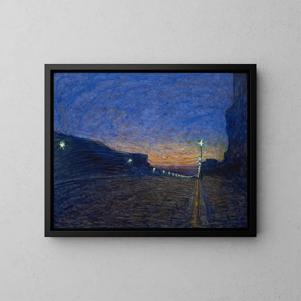 Hornsgatan - Eugène Jansson — ingelijst kunstwerk aan de muur