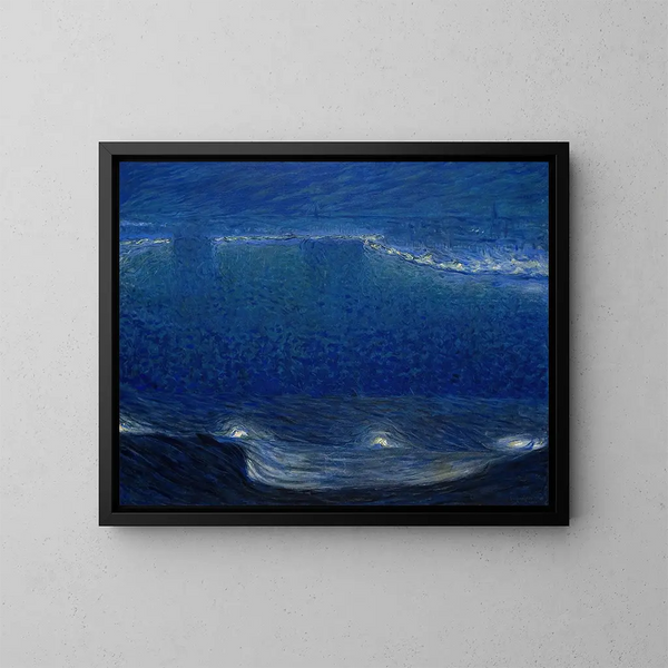 Nachtelijk - Eugène Jansson — ingelijst kunstwerk aan de muur