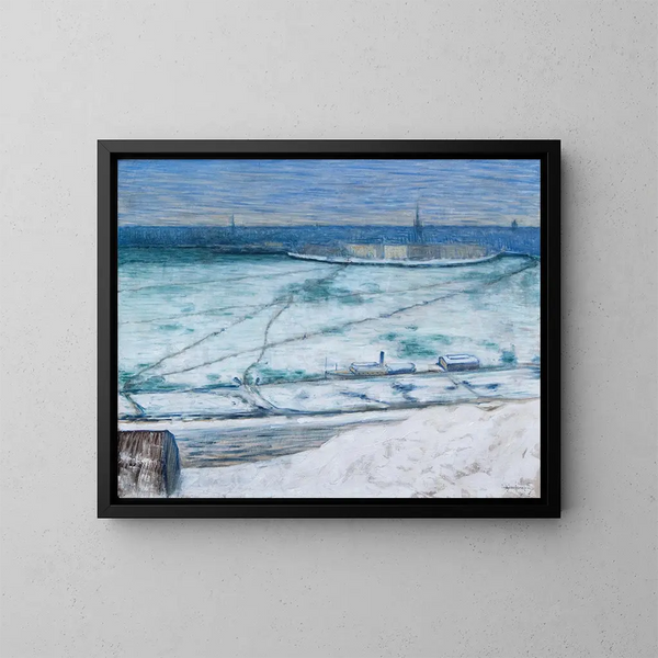 Snelkoppelingen - Eugène Jansson — ingelijst kunstwerk aan de muur