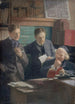 Honoré Champion 1846-1913 libraire-éditeur entouré de ses fils - Eugène Pascau — weergave van het kunstwerk