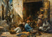 Een levendige markt - Eugène Pavy — weergave van het kunstwerk